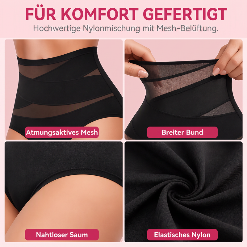 📢1 kaufen, 1 gratis💕Damen Unterwäsche mit hoher Taille und Bauchkontrolle