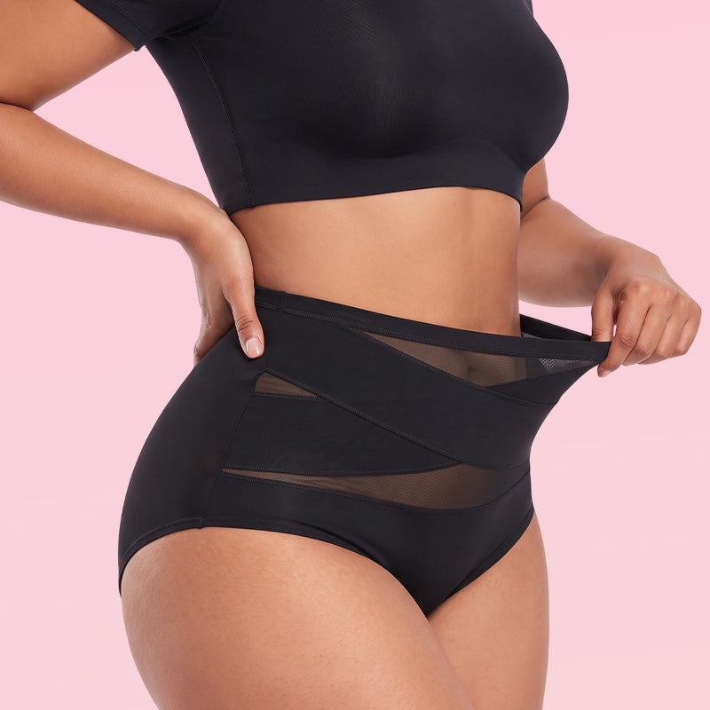 📢1 kaufen, 1 gratis💕Damen Unterwäsche mit hoher Taille und Bauchkontrolle