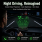 🚗 JETZT 50 % RABATT! Head-Up-Display (HUD) mit GPS – genaue Geschwindigkeitsanzeige in km/h – digitaler Tachometer, Kompass und Geschwindigkeitswarnung – Plug-and-Play für alle Fahrzeuge 📊✨