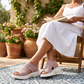 🔥HEISSER VERKAUF 50 % RABATT🎁👡 Damen Strick-Plateausandalen ✨ Atmungsaktive bequeme Sommersandalen mit weicher Sohle für Stadt & Spaziergänge