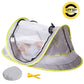 ☀️🛡️ Baby-Popup-Zelt UPF 50+ – 1 Sekunde aufgebaut, 360° Luftzirkulation, Insekten- & UV-Schutz, leichter Reisebegleiter für Strand & Garten 🧸🌬️