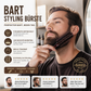 Viking-Bartbürste, handlich, hochdichte Borsten, speziell für den Bart von Männern entwickelt