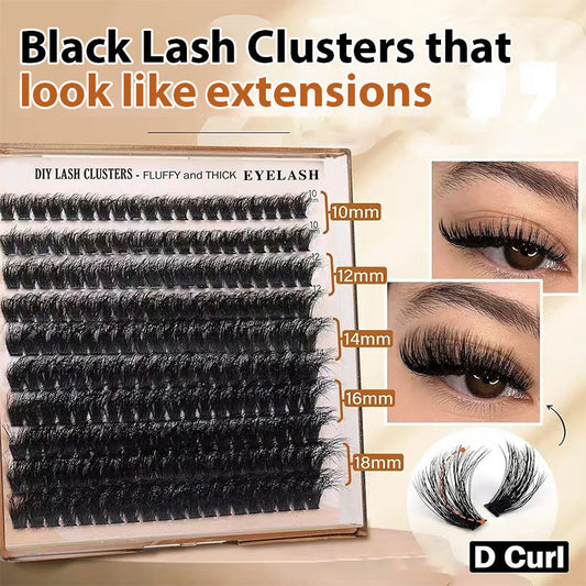 📢2 kaufen, 1 gratis erhalten!💕Fluffige DIY-Wimpernbüschel für lockige Wimpern