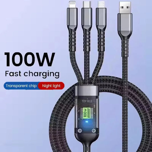 3-in-1-Schnellladekabel