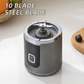 🌀🥤 Kabelloser Smoothie-Maker – 10 Klingen, USB-C, 600 ml – perfekte Smoothies & Shakes – überall & sofort! ⚡