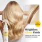 Glanzspray zur Aufhellung von blondem Haar
