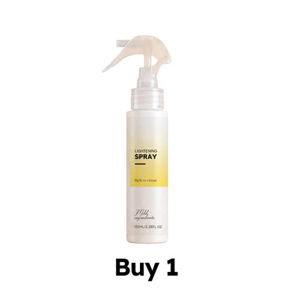 Glanzspray zur Aufhellung von blondem Haar