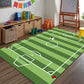 Rutschfester Teppich mit Fußballfeld-Motiv
