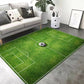 Rutschfester Teppich mit Fußballfeld-Motiv
