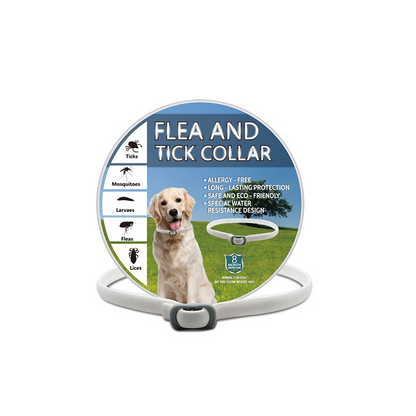 Halsband mit natürlichen ätherischen Ölen zur Abwehr von Schädlingen bei Haustieren