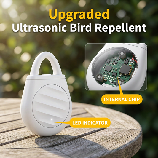 📢1 kaufen, 1 gratis🐦 Tragbarer Ultraschall-Vogelvertreiber – kompakt, leicht & ideal für unterwegs