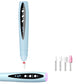 2-in-1-Elektro-Nagelfeile mit UV-Gel-Lampe – tragbares Maniküre- und Pediküre-Set