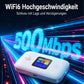 📶🌍 Mobiler 5G-LTE-WLAN-Router – vertragsfrei, 140 Länder, 10 Geräte – überall Highspeed-Internet! ⚡