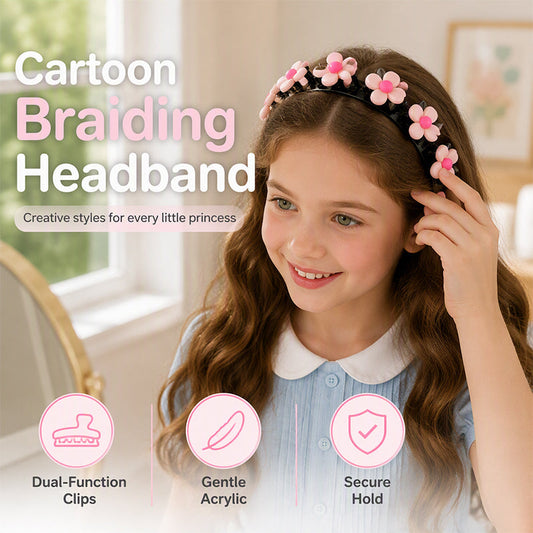 📢1 kaufen, 1 gratis👍Kinder-Haarband mit dekorativen Mini-Clips und 13 Motiven