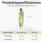 Krallenschere für Haustiere mit LED-Licht und Spritzschutz